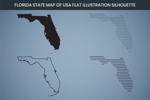 A Brand Designer's Take on the Florida State Hand Drawn Map Graphic