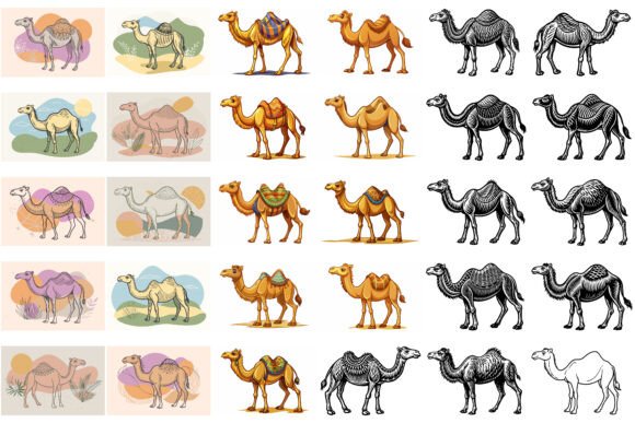 A Designer's Review: Camel Clipart for Branding and Graphics