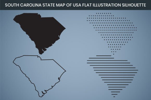 A Freebie Hand Drawn Map Graphic for Carolina Projects