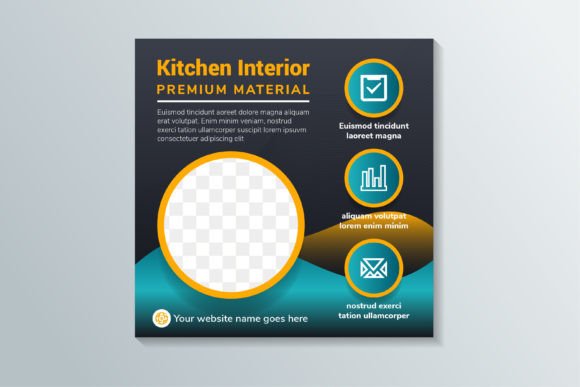 A Professional Review of the Kitchen Interior Square Banner Graphic