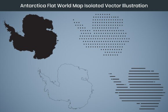 Antarctica Hand Drawn Map: A Graphic Freebie Review