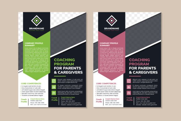 Coaching Program Vertical Flyer: A Graphics Asset for Editorial Use