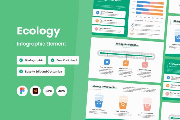 Ecology Infographic Template V3: Graphics & Infographics Review