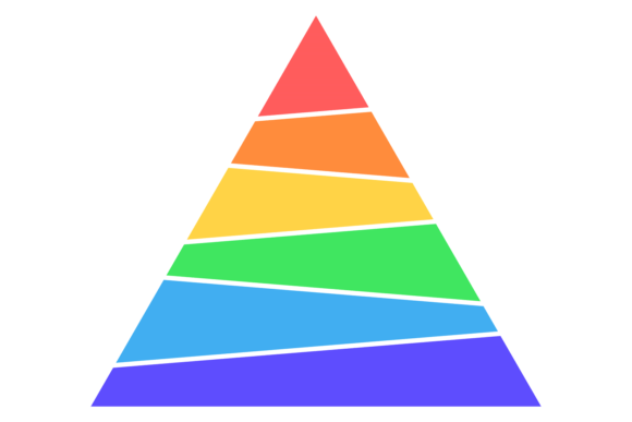 Evaluating a Pyramid Chart Graphic for Local Business Branding