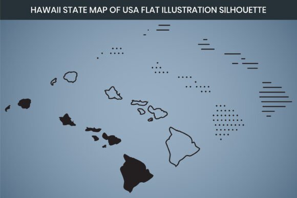 Hand-Drawn Hawaii Map: A Graphics Freebie Review