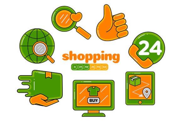 Shopping Vector Pack 06: Premium Icons & Graphics