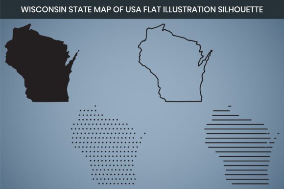 Wisconsin Hand Drawn Map: Freebie Graphics for Brands